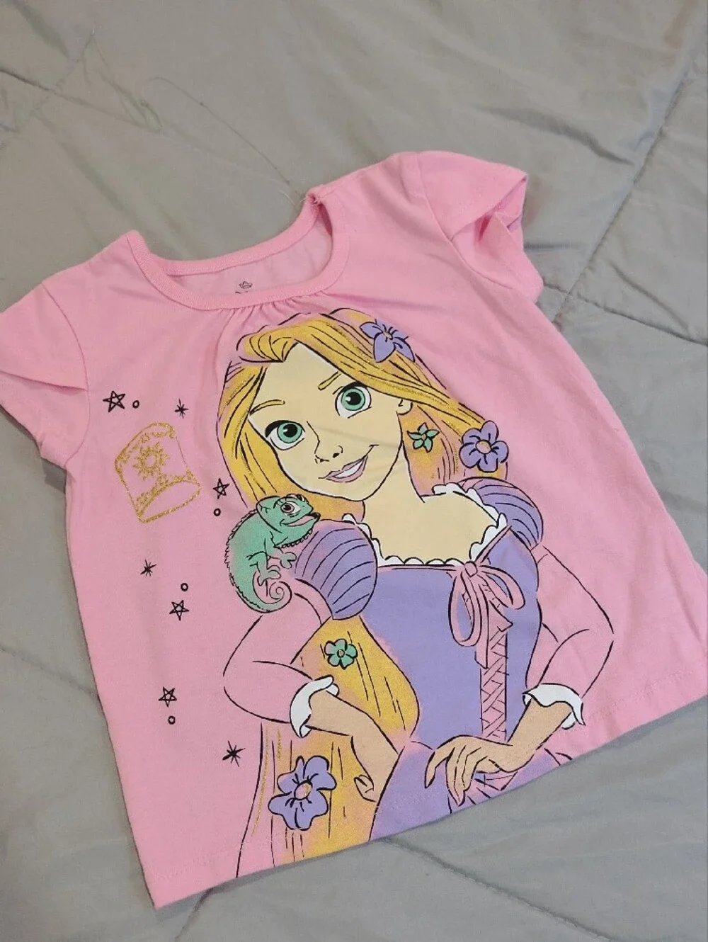 Disney Pink Rapunzel Graphic Tank Top